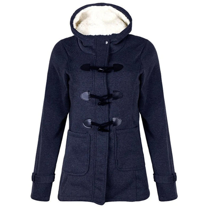 Lune London | Long coat - Tailored fit - Lined hood - Button closure and pockets