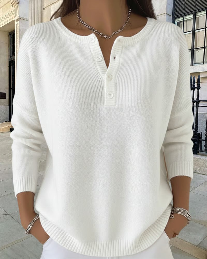 Lune London | Classic Cardigan with Buttons and Long Sleeves