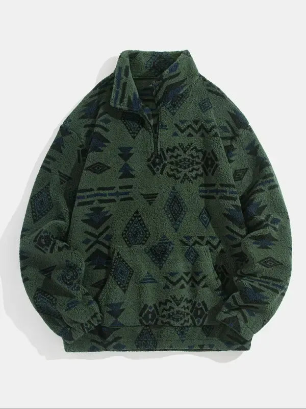 Lune London | Patterned Fleece Pullover