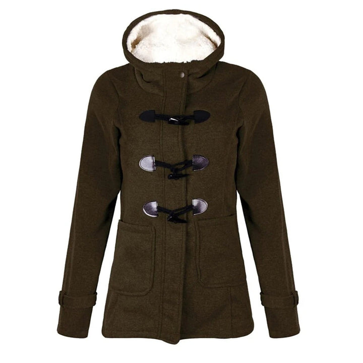 Lune London | Long coat - Tailored fit - Lined hood - Button closure and pockets