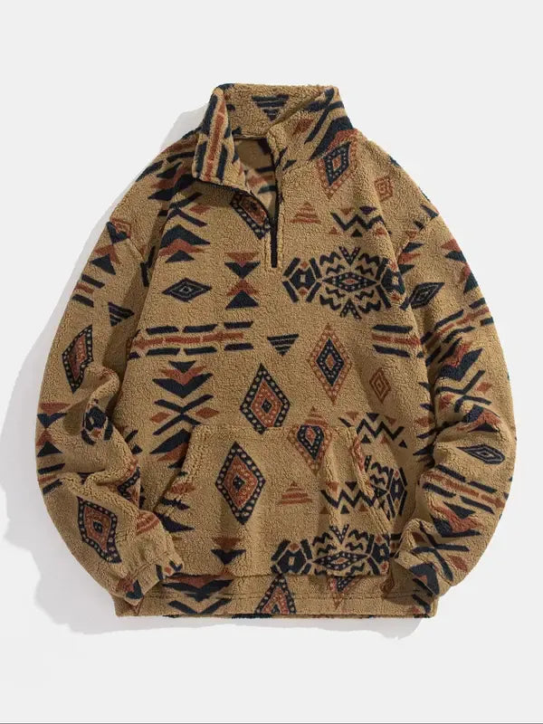 Lune London | Patterned Fleece Pullover