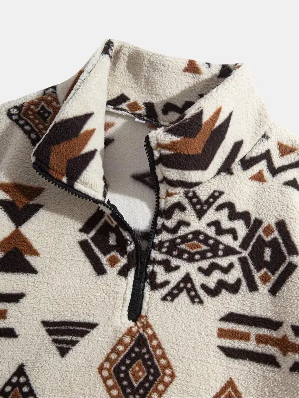 Lune London | Patterned Fleece Pullover