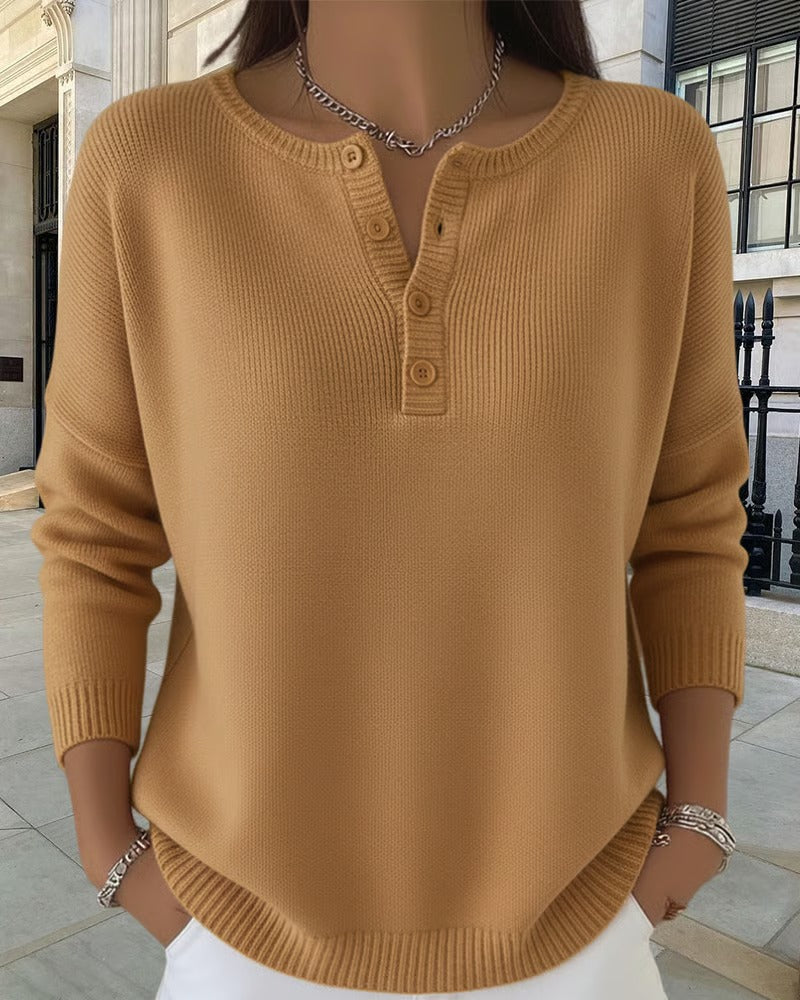 Lune London | Classic Cardigan with Buttons and Long Sleeves