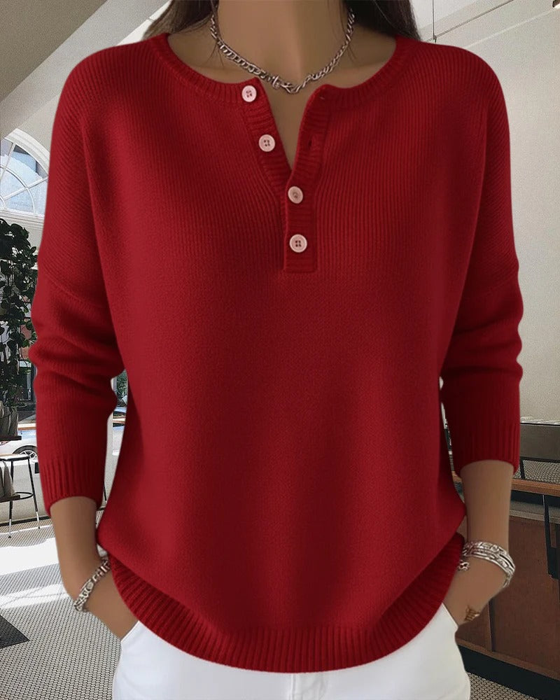 Lune London | Classic Cardigan with Buttons and Long Sleeves