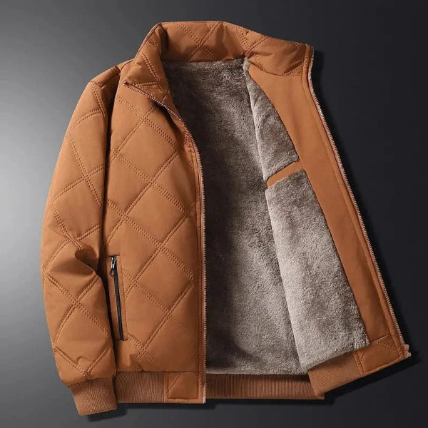 Lune London | Jacket - Padded with Fleece Lining - Windproof - Regular Fit - Hip Length
