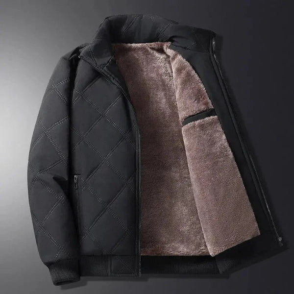 Lune London | Jacket - Padded with Fleece Lining - Windproof - Regular Fit - Hip Length