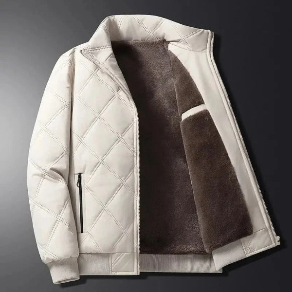 Lune London | Jacket - Padded with Fleece Lining - Windproof - Regular Fit - Hip Length