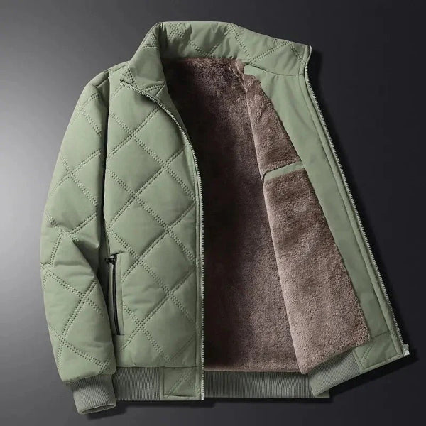 Lune London | Jacket - Padded with Fleece Lining - Windproof - Regular Fit - Hip Length
