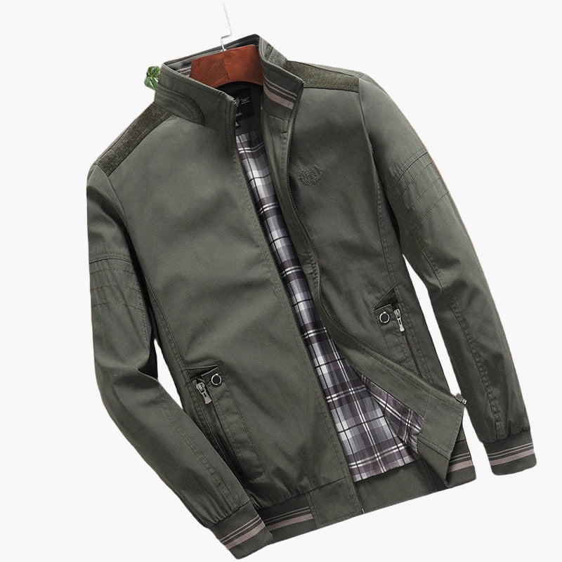Lune London | Trendy high-collar bomber jacket - Elegant transition jacket for spring and summer