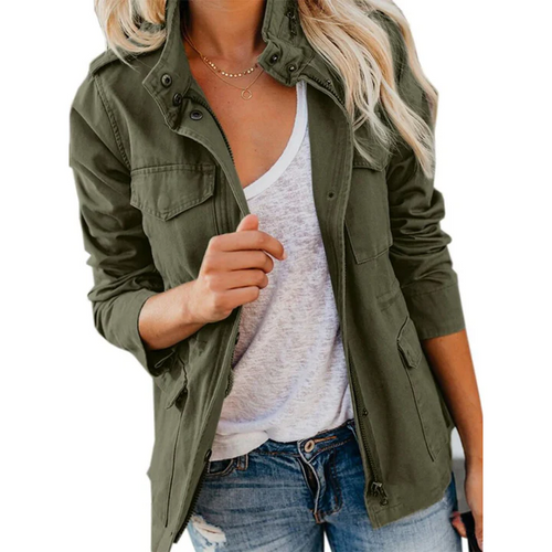 Lune London | Jacket - Loose Fit - Functional Zipper and Button Closure - Utility Design