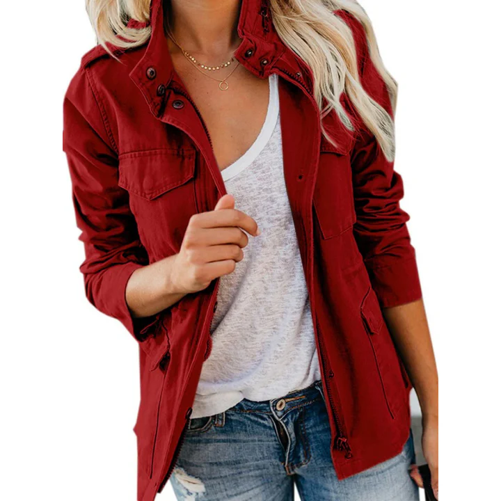 Lune London | Jacket - Loose Fit - Functional Zipper and Button Closure - Utility Design