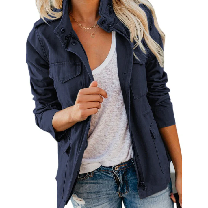 Lune London | Jacket - Loose Fit - Functional Zipper and Button Closure - Utility Design