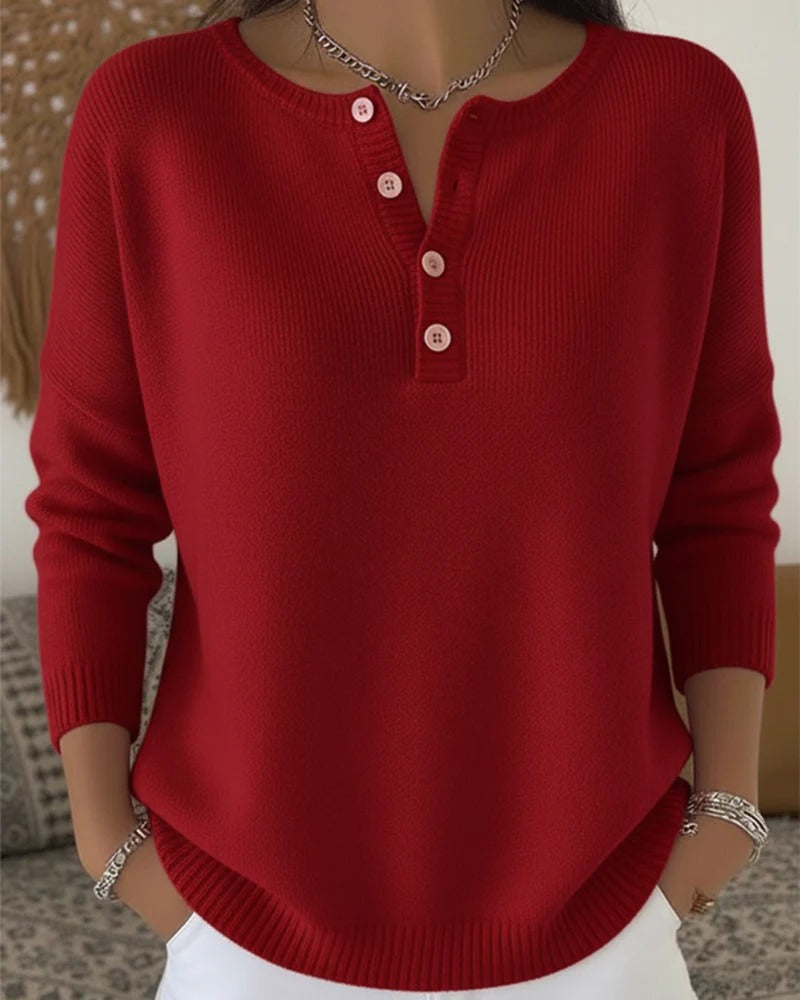 Lune London | Classic Cardigan with Buttons and Long Sleeves
