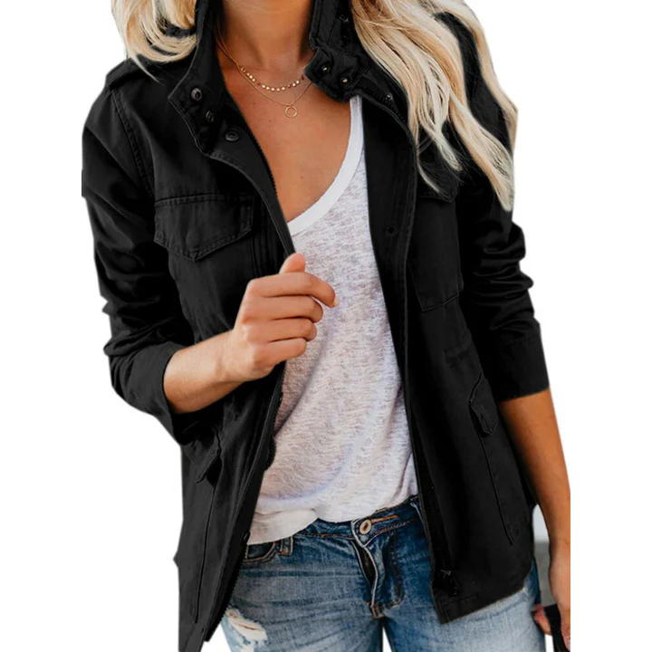 Lune London | Jacket - Loose Fit - Functional Zipper and Button Closure - Utility Design