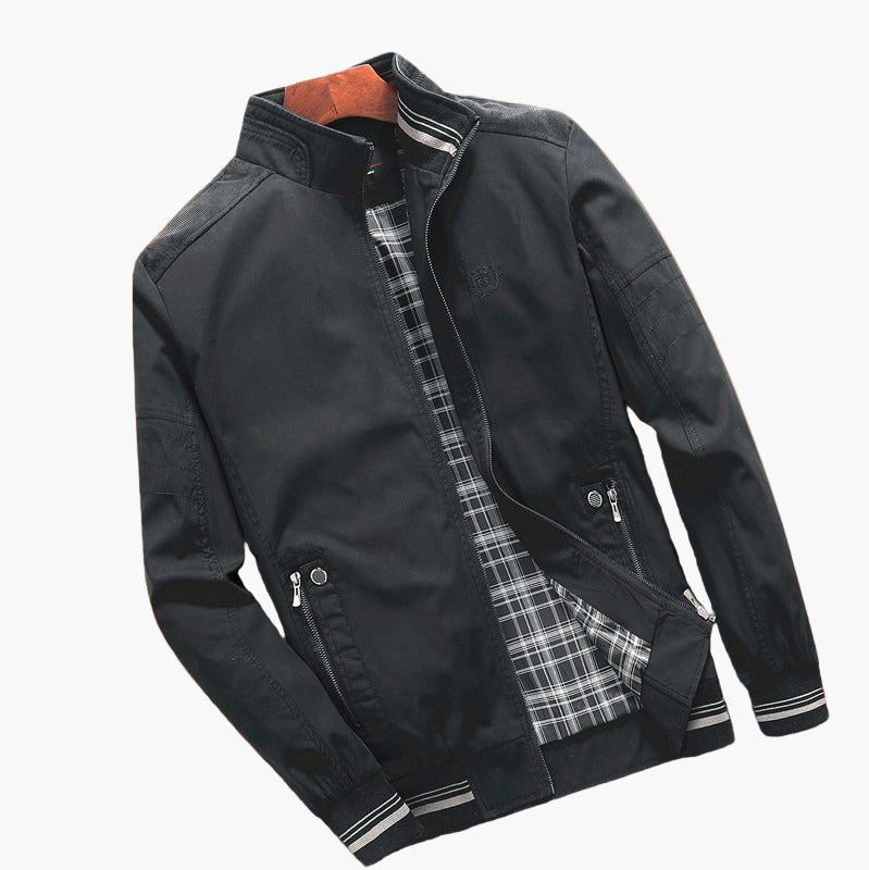 Lune London | Trendy high-collar bomber jacket - Elegant transition jacket for spring and summer