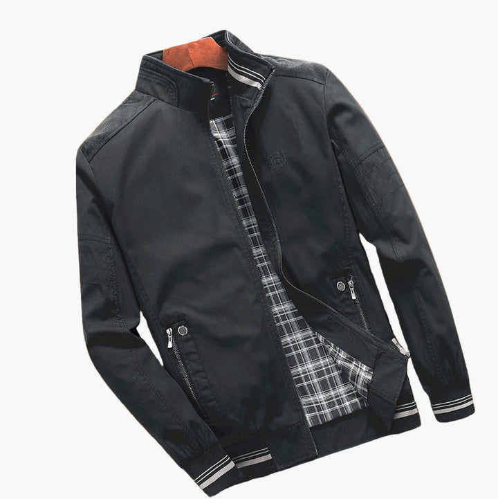 Lune London | Trendy high-collar bomber jacket - Elegant transition jacket for spring and summer
