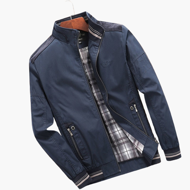 Lune London | Trendy high-collar bomber jacket - Elegant transition jacket for spring and summer