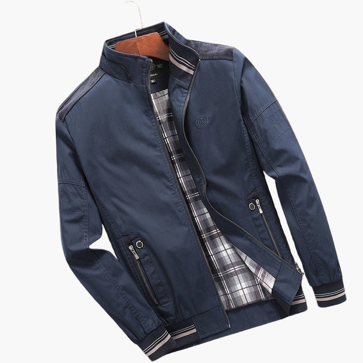 Lune London | Trendy high-collar bomber jacket - Elegant transition jacket for spring and summer