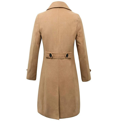 Lune London | Elegant Wool Crossover Coat for Men