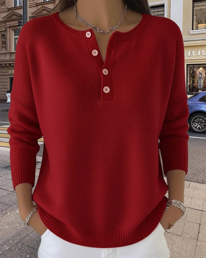 Lune London | Classic Cardigan with Buttons and Long Sleeves
