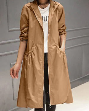 Lune London | Trench coat - Waterproof with hood - Casual fit - Fully zipped Outerwear