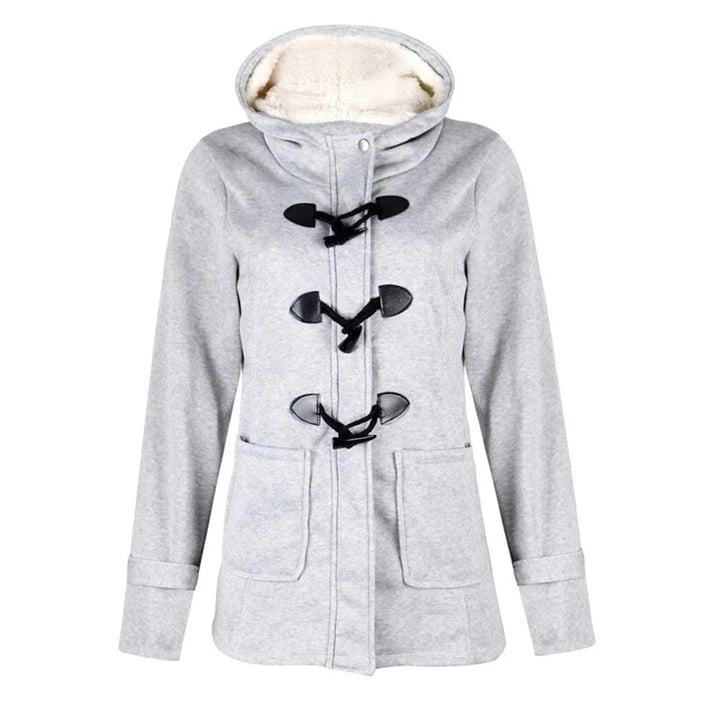 Lune London | Long coat - Tailored fit - Lined hood - Button closure and pockets