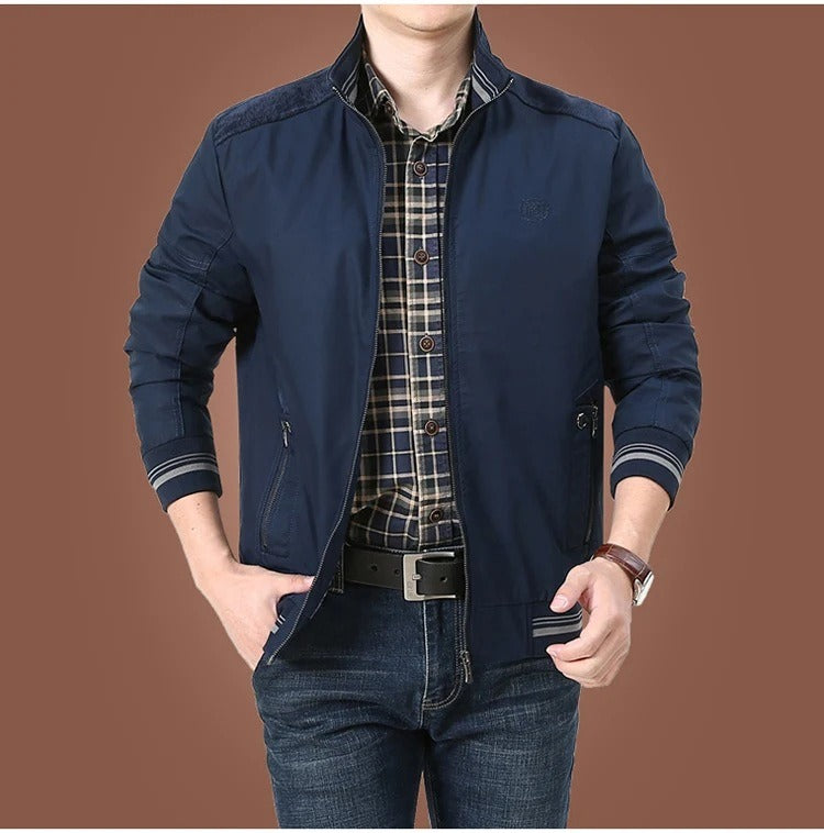 Lune London | Trendy high-collar bomber jacket - Elegant transition jacket for spring and summer