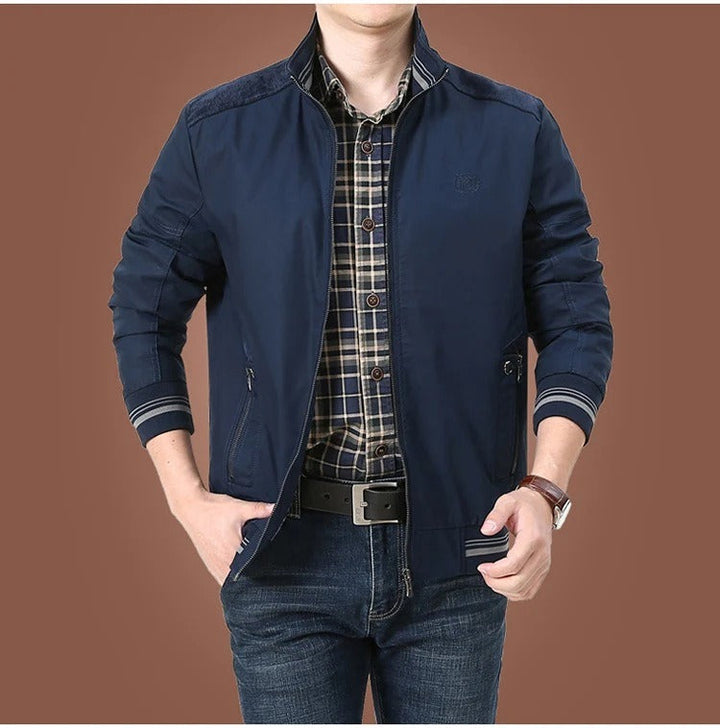 Lune London | Trendy high-collar bomber jacket - Elegant transition jacket for spring and summer