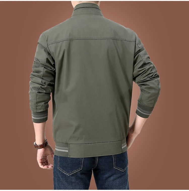 Lune London | Trendy high-collar bomber jacket - Elegant transition jacket for spring and summer