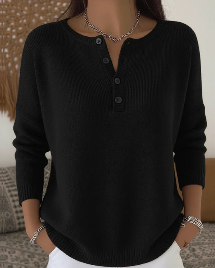 Lune London | Classic Cardigan with Buttons and Long Sleeves