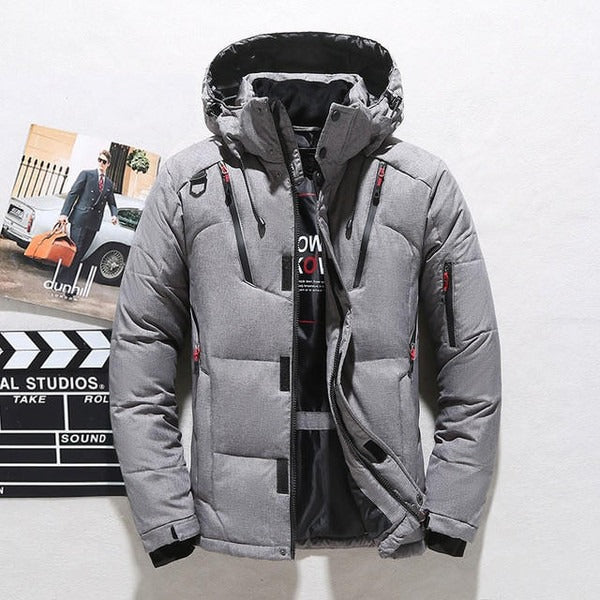 Lune London | Down jacket - Padded insulation - Adjustable hood - Zipper - Hip length