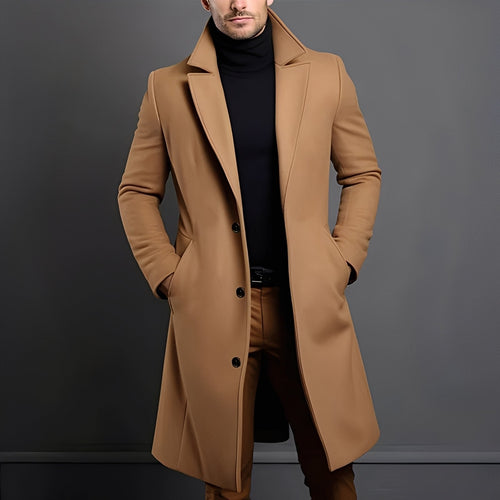 Lune London | Elegant Wool Trench Coat for Men