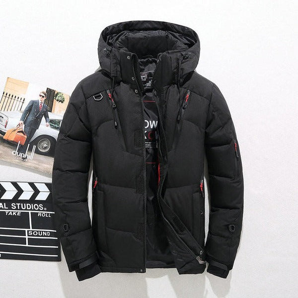 Lune London | Down jacket - Padded insulation - Adjustable hood - Zipper - Hip length