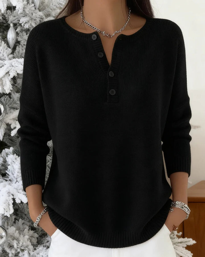 Lune London | Classic Cardigan with Buttons and Long Sleeves