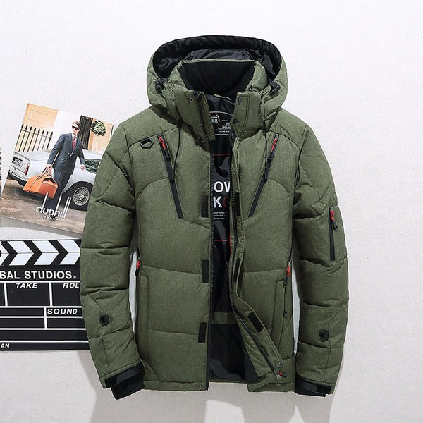 Lune London | Down jacket - Padded insulation - Adjustable hood - Zipper - Hip length