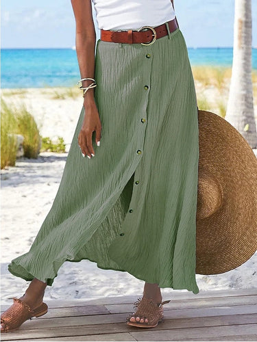 Lune London | Long linen skirt for women Zelda