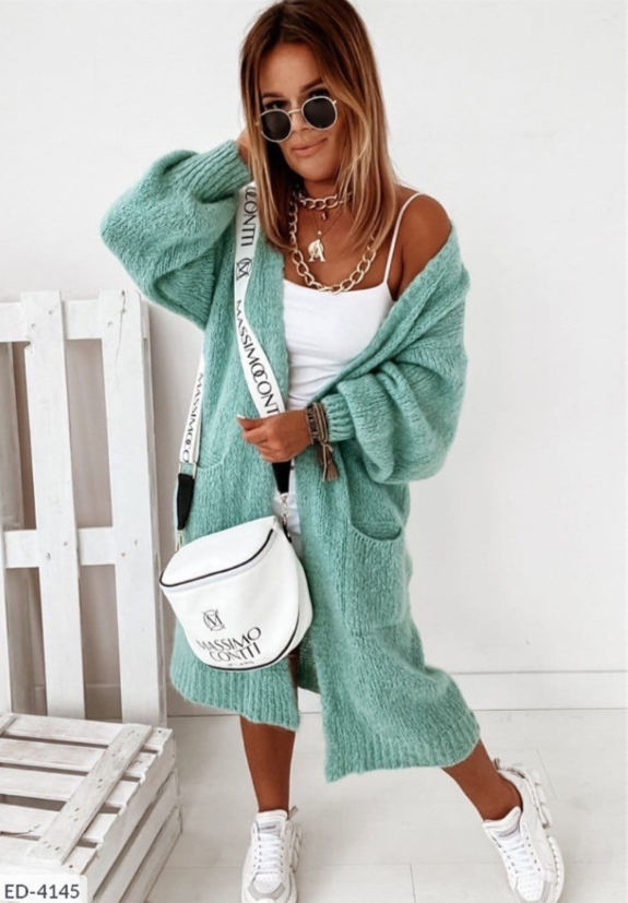 Lune London | Long Knitted Vest for Women Stylish Winter Clothing