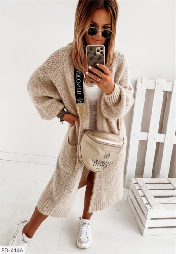 Lune London | Long Knitted Vest for Women Stylish Winter Clothing