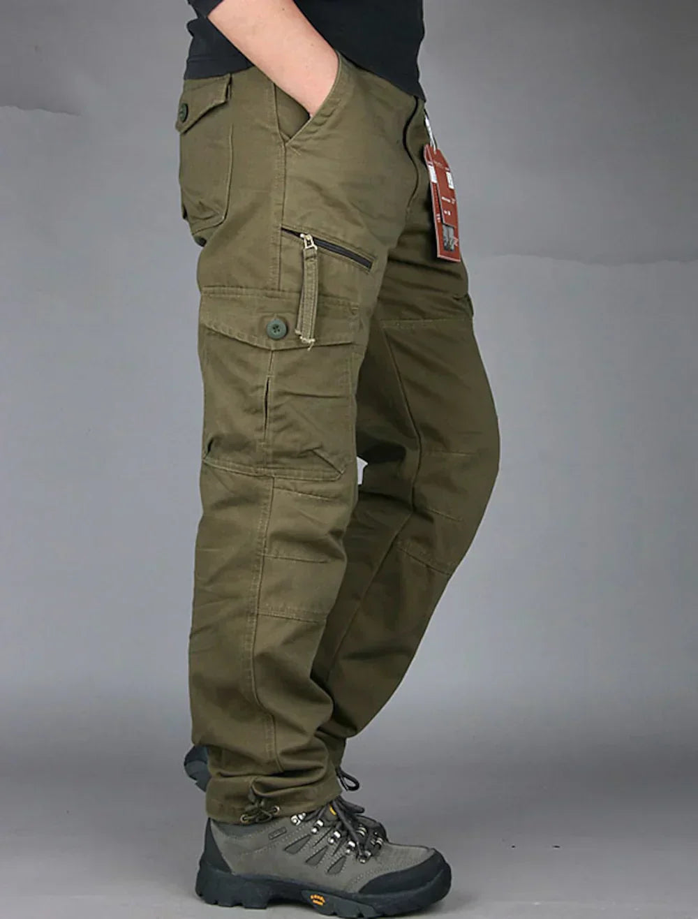 Chic Und Stil | Unique Straight Cargo Pants for Men