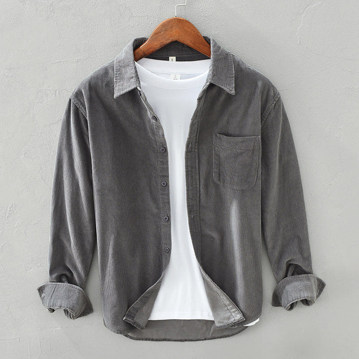 Lune London | Retro Men's Cord Shirt Elegant, Versatile & Comfortable