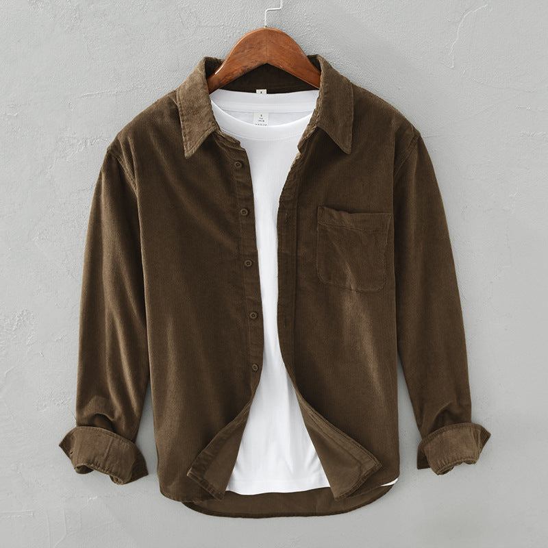 Lune London | Retro Men's Cord Shirt Elegant, Versatile & Comfortable