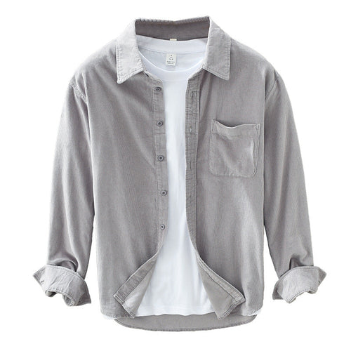 Lune London | Retro Men's Cord Shirt Elegant, Versatile & Comfortable