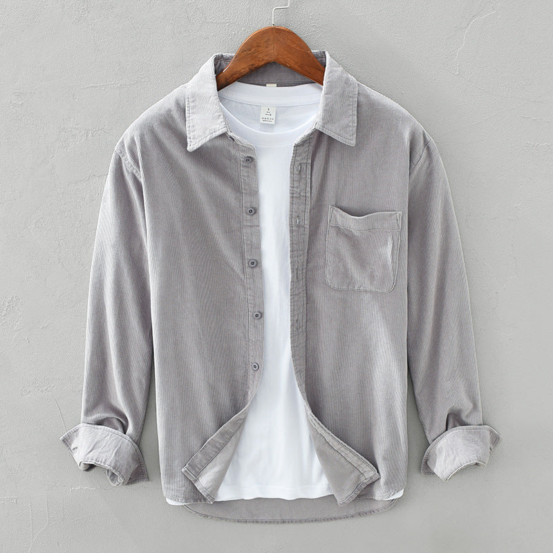 Lune London | Retro Men's Cord Shirt Elegant, Versatile & Comfortable