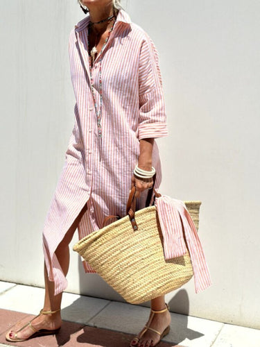 Lune London | Classic Striped Shirt Dress