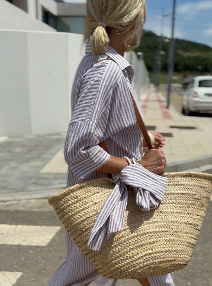 Lune London | Classic Striped Shirt Dress