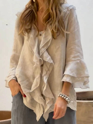 Lune London | Women's Ruffles Casual Shirt