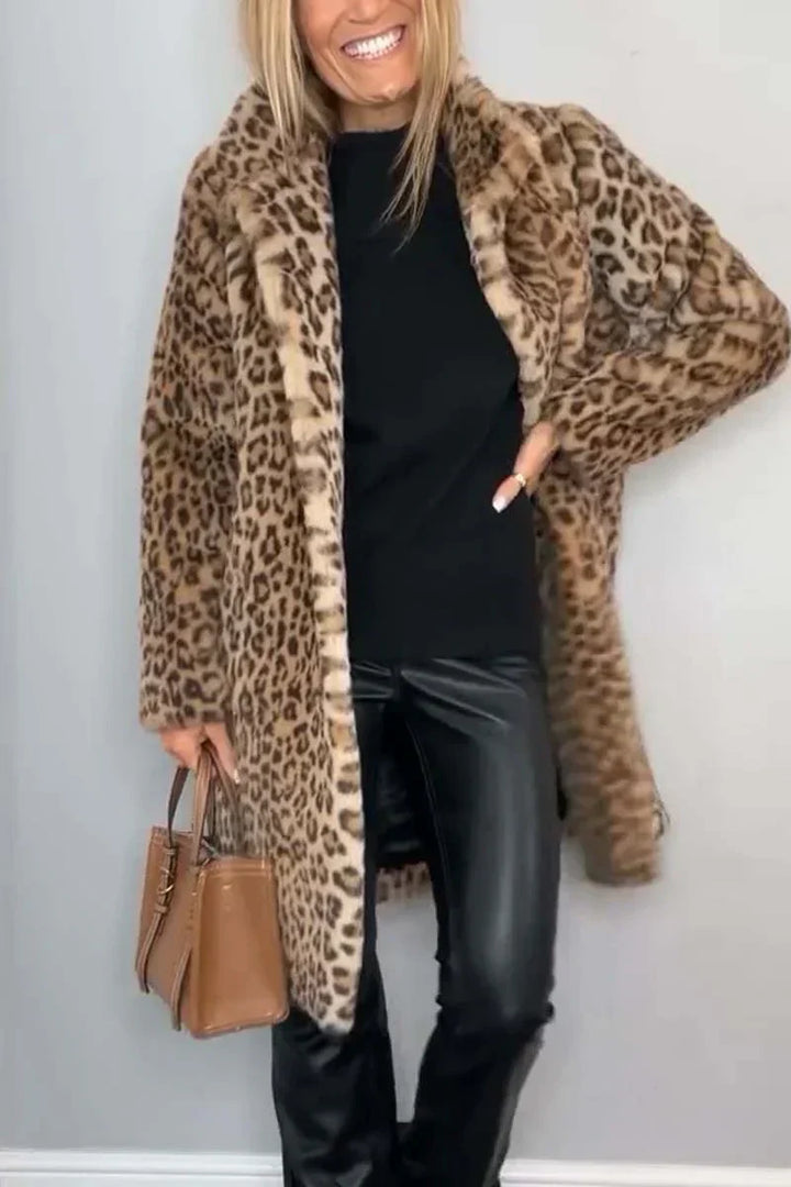 Lune London | Women - Winter coat with Animal print