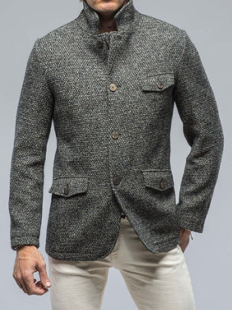 Lune London | Casual Retro Jacket with Pockets and Zipper Closure - Elegant Comfort
