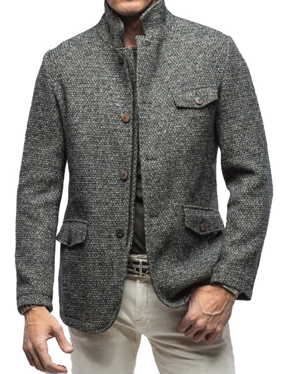 Lune London | Casual Retro Jacket with Pockets and Zipper Closure - Elegant Comfort