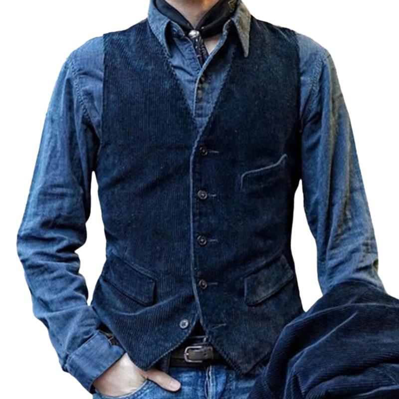 Lune London | Traditional Men's Waistcoat Made Of Corduroy